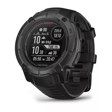 Garmin Instinct 2X Saulės Taktinis leidimas Juodas laikrodis