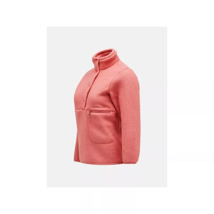 Peak Performance W Fleece Snap T Rožinis Megztinis