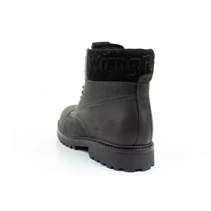 Wrangler Arch Fur vyriški Chelsea batai, elegantiški, pašiltinti, juodi.