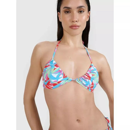 Women's Halter Bikini Top 4F 4FWSS25UBKTF075-90A