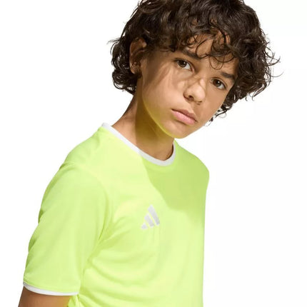 adidas Entrada 26 Jersey Kids T-Shirt Neon Yellow KE9845