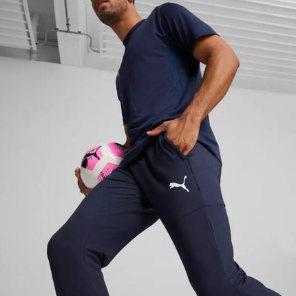 Puma Team Goal Siauros Treniruočių Vyriškos Kelnės Tamsiai Mėlynos 659037 06