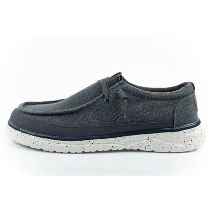 Wrangler men's shoes moccasins Makena Stone blue fashionable navy blue