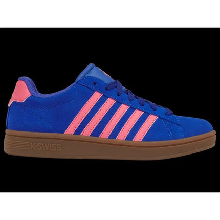 K-swiss COURT TIEBRK II SDE DAZZLING BLUE/PINK LEMONADE/GUM-M sportbačiai (99492-480-M)