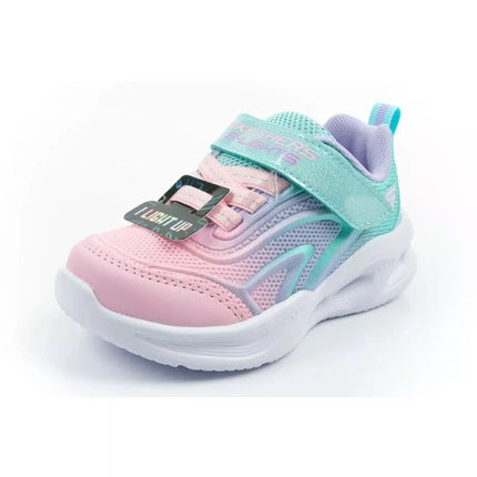 Skechers Color Breeze LED Children's Sports Shoes for Girls Turquoise