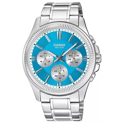 Vyriškas laikrodis CASIO MTP-1375D-2A2VDF + Dėžutė