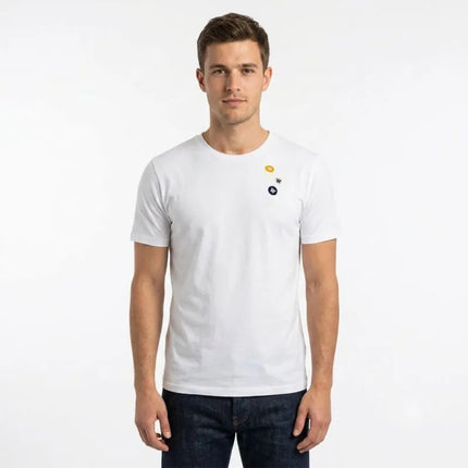 Wood Wood Ace Patches T-shirt White - 10235704-2222-White