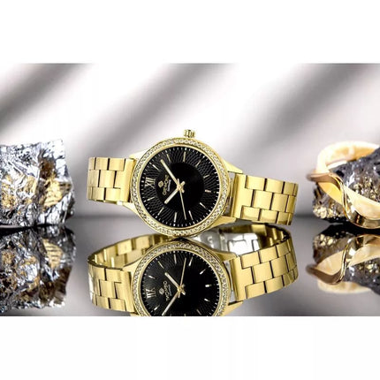 Giewont Sapphire Gold Black Women's Watch GW1140-B4