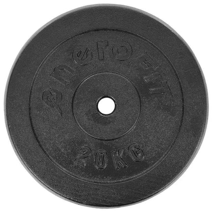 BLACK CAST IRON LOAD 20 KG ENERO FIT Ø26.5