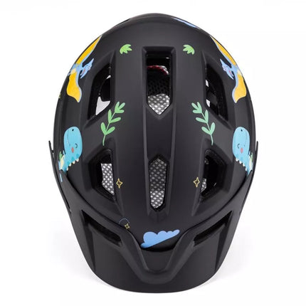 Wozinsky Vaikų MTB dviračio šalmas su nuimamu vizoriumi XS – Juodas