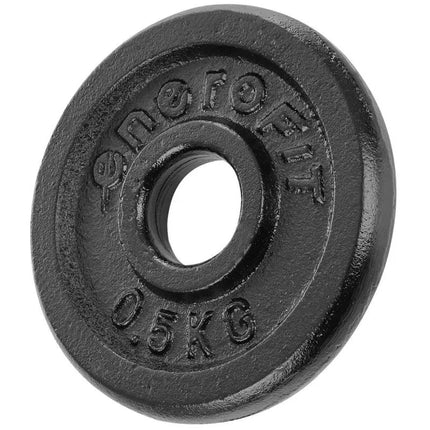 BLACK CAST IRON LOAD 0.5 KG ENERO FIT Ø26.5