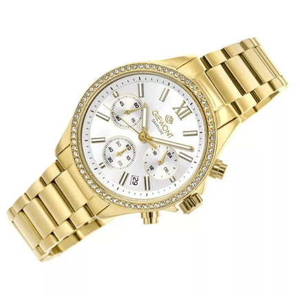 Giewont Sapphire Gold Silver Women's Watch GW3670-B2