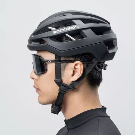 Rockbros HC-58BK-M Bike Helmet 55-58 cm - Black and Gray