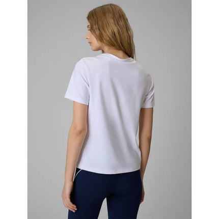 Women's regular plain T-shirt 4F 4FRMM00TTSHF3617-10S