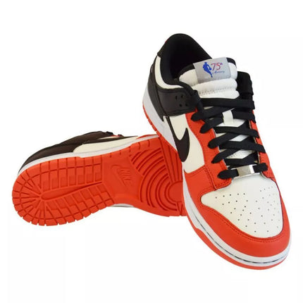 Nike Dunk Low EMB NBA 75th Anniversary Chicago Athletic Shoes - DD3363-100
