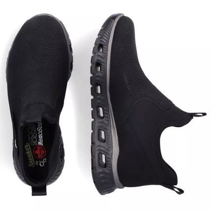 Rieker W RKR616 patogūs aulinukai be užsegimo, juodi