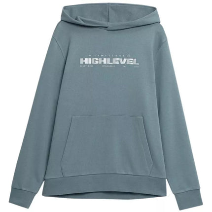 4F "Blizg" 22 Hoodie, vyriškas, dydis S, spalva šviesiai mėlyna