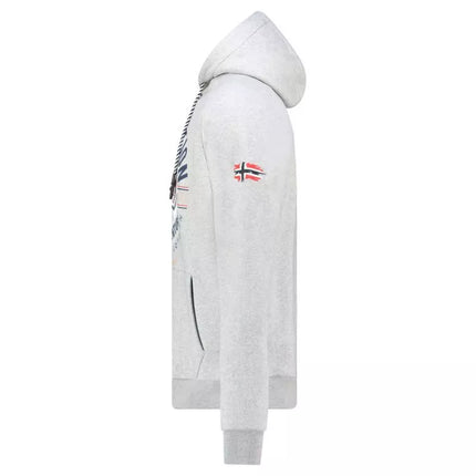 Geographical Norway Galdemar DB 100 M džemperis WZ3019H/GN – pilkas melanžas