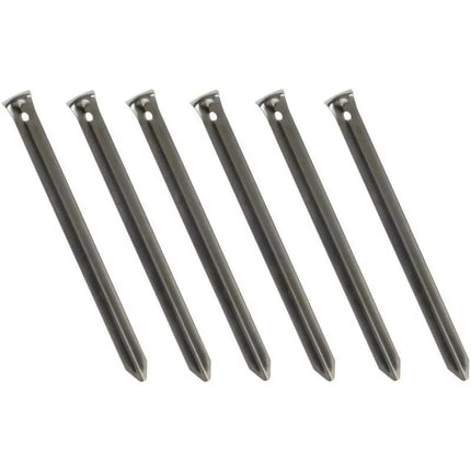 TENT PEGS 23CM SET 6 PCS METAL