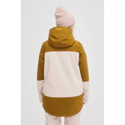 O'neill women's winter sports jacket snowboard ski GTX RECCO pink brown