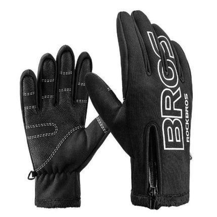 Rockbros Žieminės Softshell Dviračių Pirštinės L