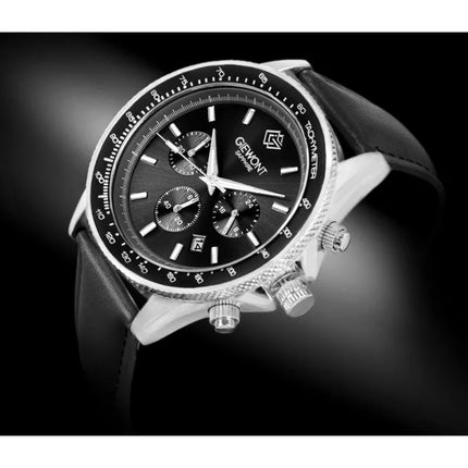 Men's Watch Giewont Chronograph Sapphire Black GW3520-A4