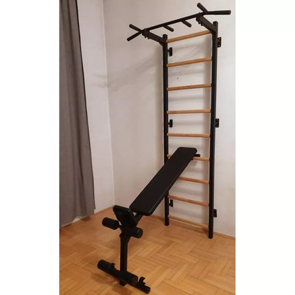 GIMNASTIKOS KOPIĖTELĖS SU ATRAMINE SKERSINIU IR SUOLIUKO KOMPLEKTU 723B