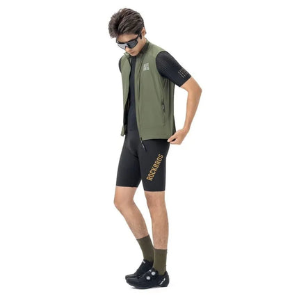 Vėjui atspari liemenė Rockbros YDMJ003, pavasariui/rudeniui, XXL dydis - žalia