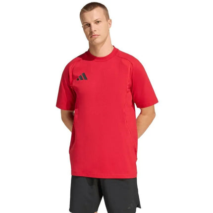 Vyriški adidas Tiro 26 kelionių marškinėliai raudoni KD1121