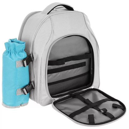 THERMAL PICNIC BACKPACK BLUE AND GREY 25L ENERO CAMP