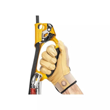 Petzl ASCENSION dešinės rankos pakėlėjas, juodas ir geltonas