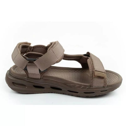 Lee Cooper vyriški šviesiai žali vasaros paplūdimio sandalai su lipukais