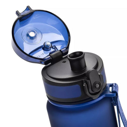 Meteor 650 ml tamsiai mėlyna sportinė gertuvė
