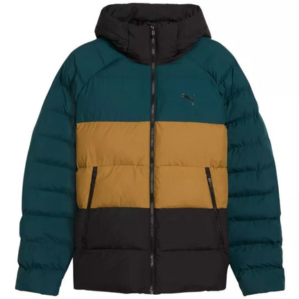Puma Mono Vyriška Striukė su Gobtuvu Žalia-Ruda-Juoda 688367 75
