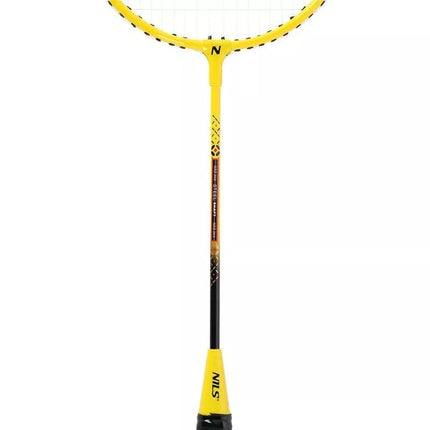 NILS NRZ262 ALUMINUM badminton set 2 rackets, 3 feather shuttlecocks, net 600x60cm, cover