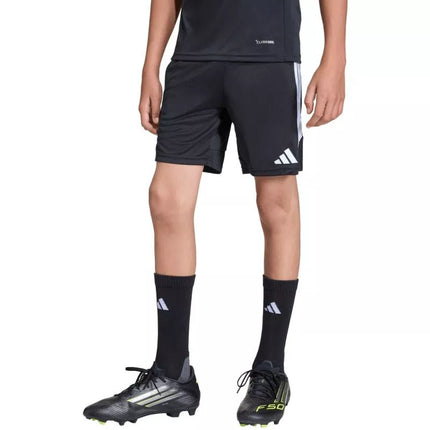 adidas Tiro 26 Lyga Treniruočių Šortai Vaikams, Juodi ir Balti JY7147