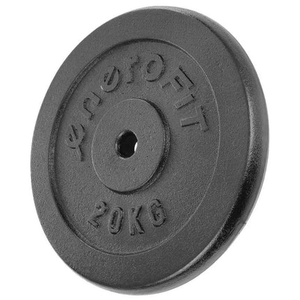 BLACK CAST IRON LOAD 20 KG ENERO FIT Ø26.5