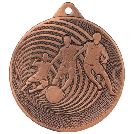METALO MEDALIS FUTBOLO FI 70 MMC3070 - BRONZINIS