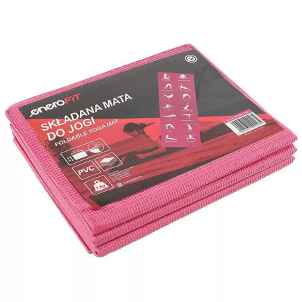 Sulankstomas jogos kilimėlis 1700x600x5mm rožinis ENERO FIT
