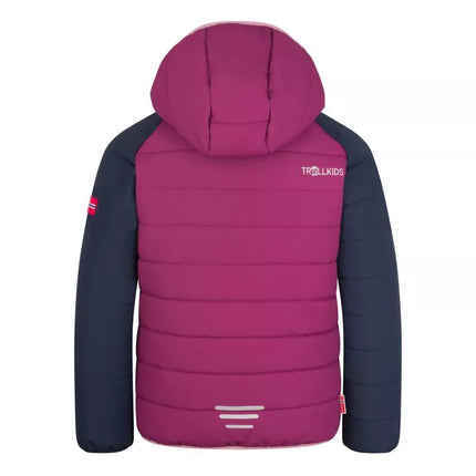 Trollkids Kids Hafjell Snow Jacket PRO with hood, waterproof, pink (514-182)