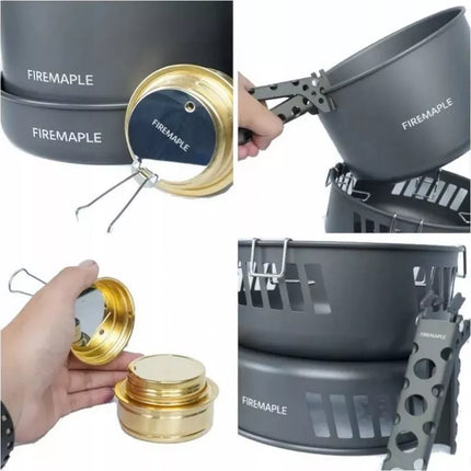 Fire Maple Cooking Kit with Alcohol Burner