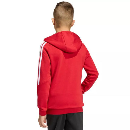 adidas Tiro 26 League Sweat Full Zip Hoodie for Kids Red KF9101