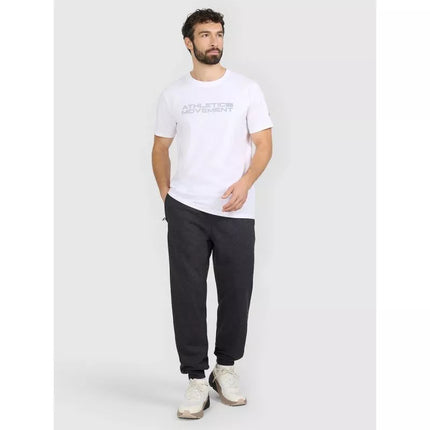 Men's regular printed T-shirt 4F 4FRAW25TTSHM3384-10S