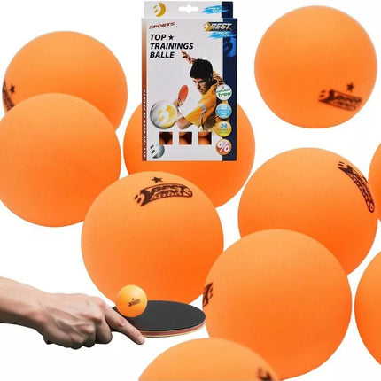 BEST SPORTING TRAINING TABLE TENNIS BALLS 24 PCS ORANGE