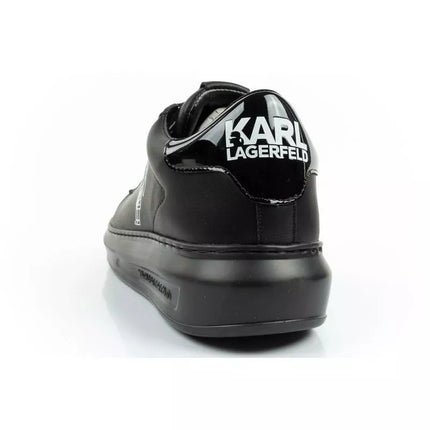 Karl Lagerfeld men's shoes sneakers Kapri natural leather black