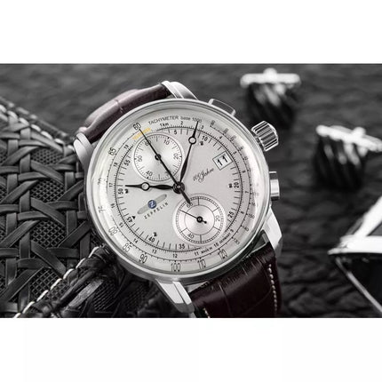 Vyriškas laikrodis ZEPPELIN 100 Yahre Chronograph 8670-1 + DĖŽUTĖ