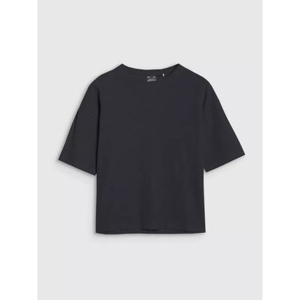 Moteriški paprasto kirpimo marškinėliai "waffle knit" 4F 4FRSS25TTSHF2651-20S