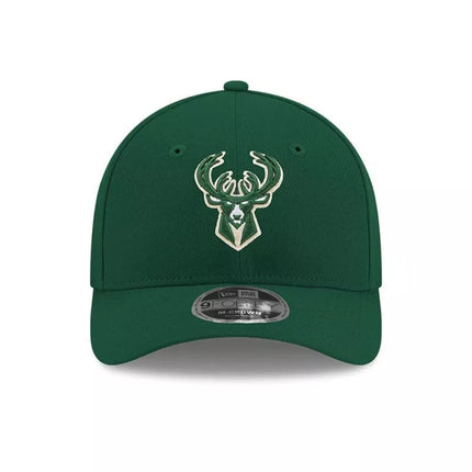New Era 9FORTY Milwaukee Bucks NBA komandos M-Crown tamsiai žalios spalvos Snapback kepuraitė - 60755461