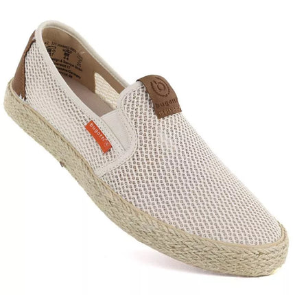 Vyriškos įsispiriamos espadrilės smėlio spalvos Bugatti TT15305