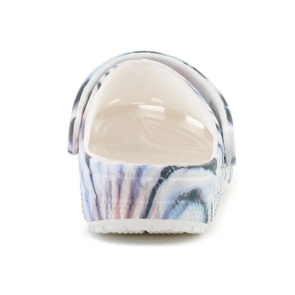 CROCS CLASSIC TIE DYE CLOG CHALK/MULTI 211937-0PZ